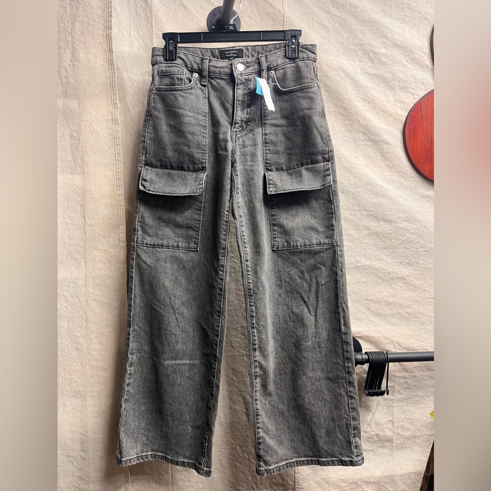 Banana Republic Gray Cargo Jeans